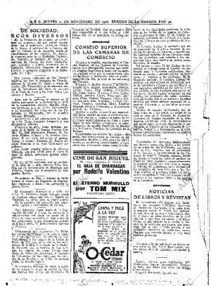 ABC MADRID 11-11-1926 página 30
