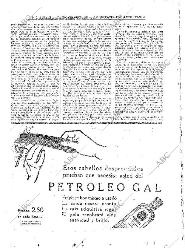 ABC MADRID 11-11-1926 página 6