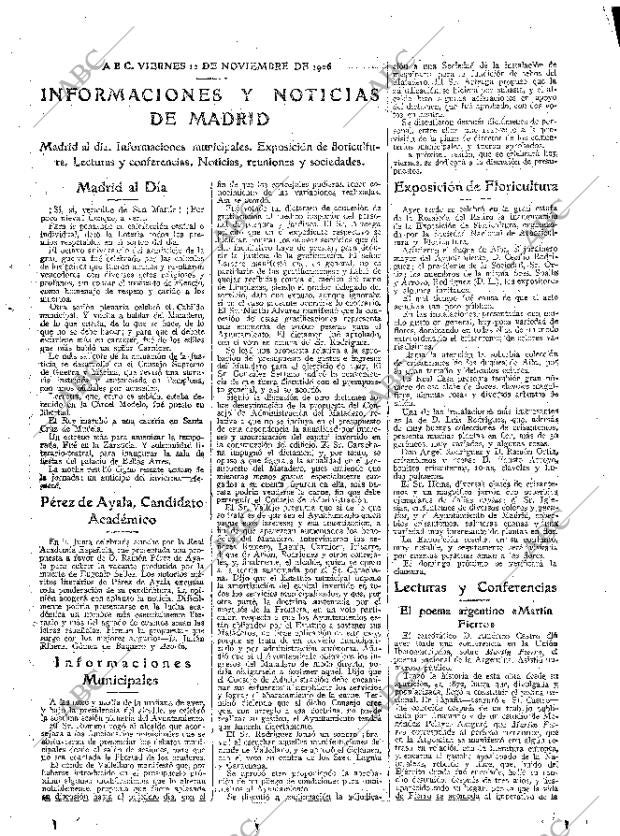 ABC MADRID 12-11-1926 página 19