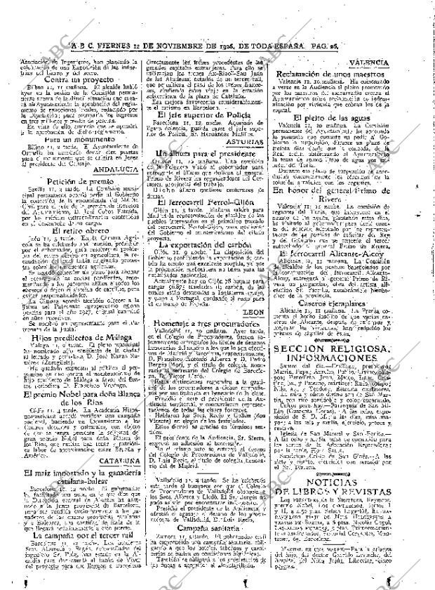 ABC MADRID 12-11-1926 página 26