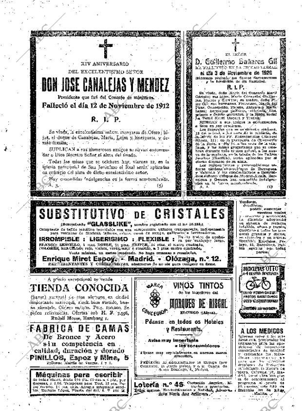 ABC MADRID 12-11-1926 página 41