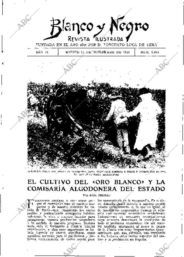 BLANCO Y NEGRO MADRID 14-11-1926 página 19