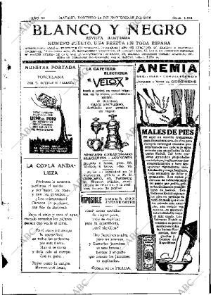 BLANCO Y NEGRO MADRID 14-11-1926 página 3