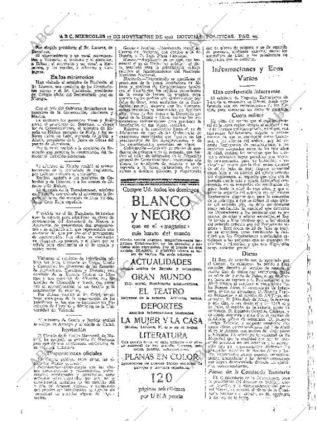 ABC MADRID 17-11-1926 página 20