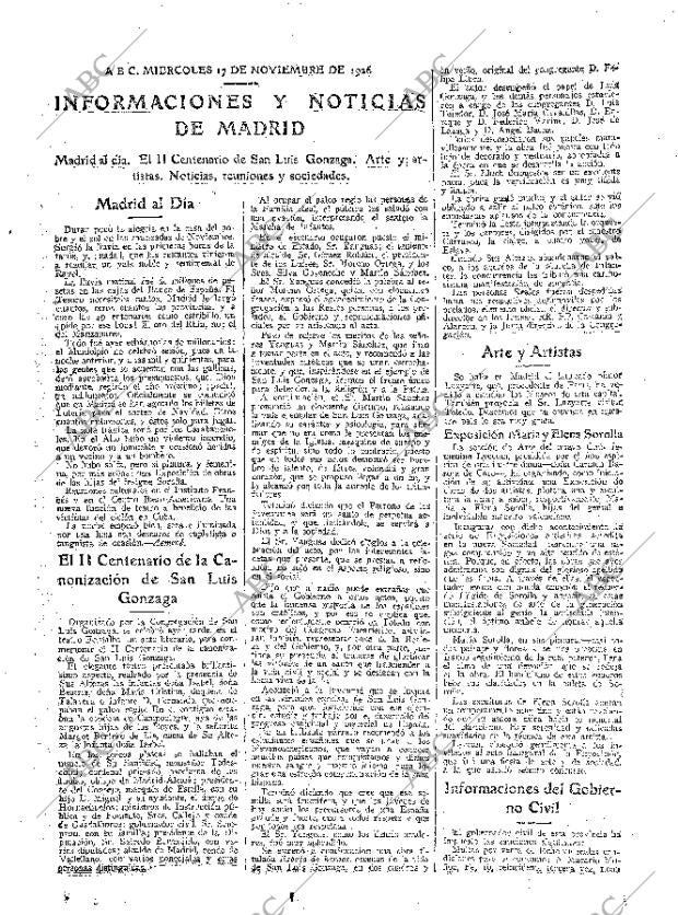 ABC MADRID 17-11-1926 página 21