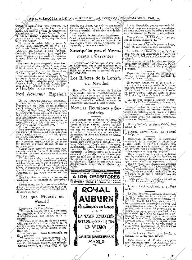 ABC MADRID 17-11-1926 página 22