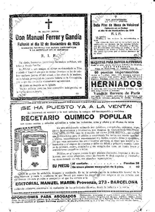 ABC MADRID 17-11-1926 página 38