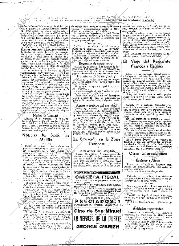 ABC MADRID 18-11-1926 página 22