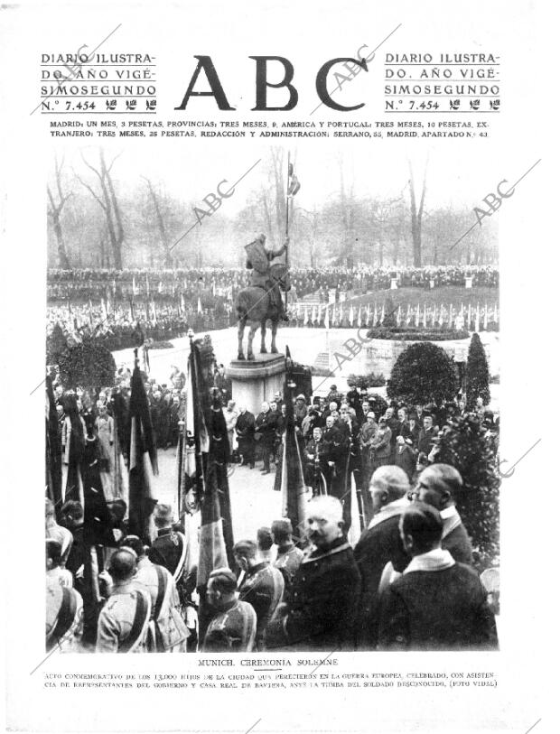 ABC MADRID 20-11-1926 página 1