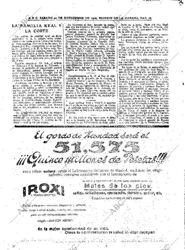ABC MADRID 20-11-1926 página 18