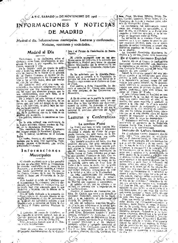 ABC MADRID 20-11-1926 página 21