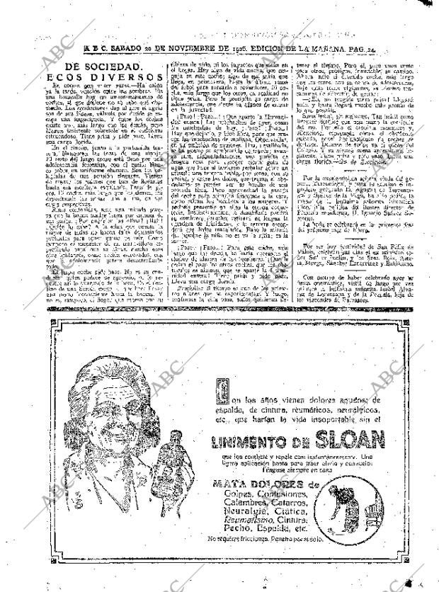 ABC MADRID 20-11-1926 página 24