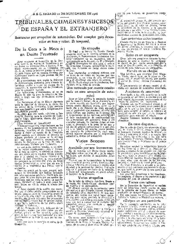 ABC MADRID 20-11-1926 página 25