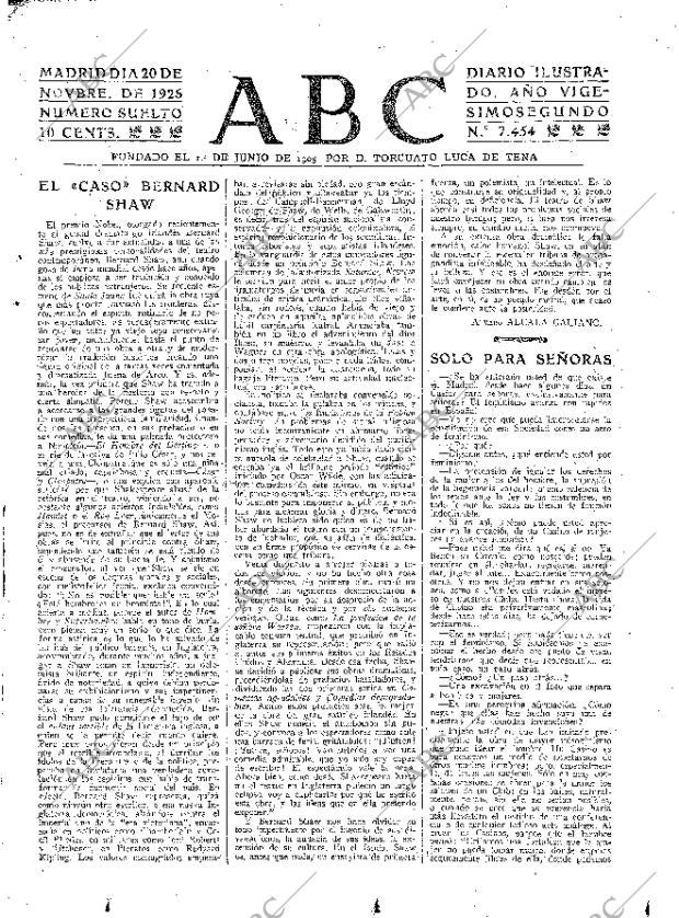 ABC MADRID 20-11-1926 página 3