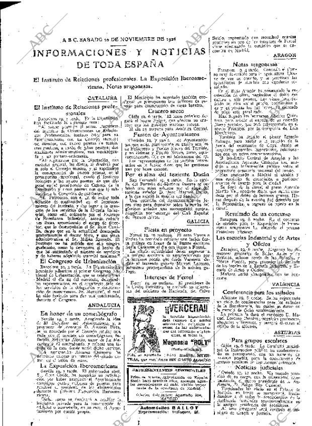 ABC MADRID 20-11-1926 página 31