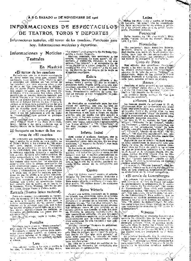 ABC MADRID 20-11-1926 página 32