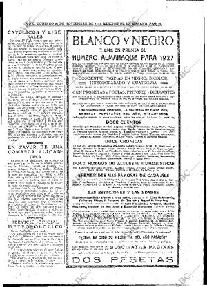 ABC MADRID 21-11-1926 página 19