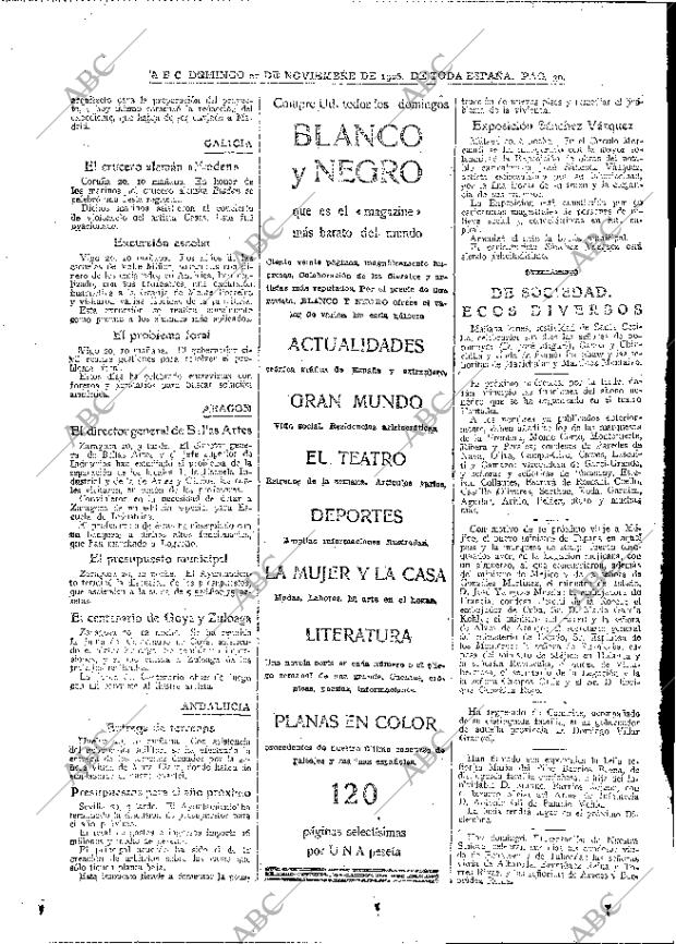 ABC MADRID 21-11-1926 página 30