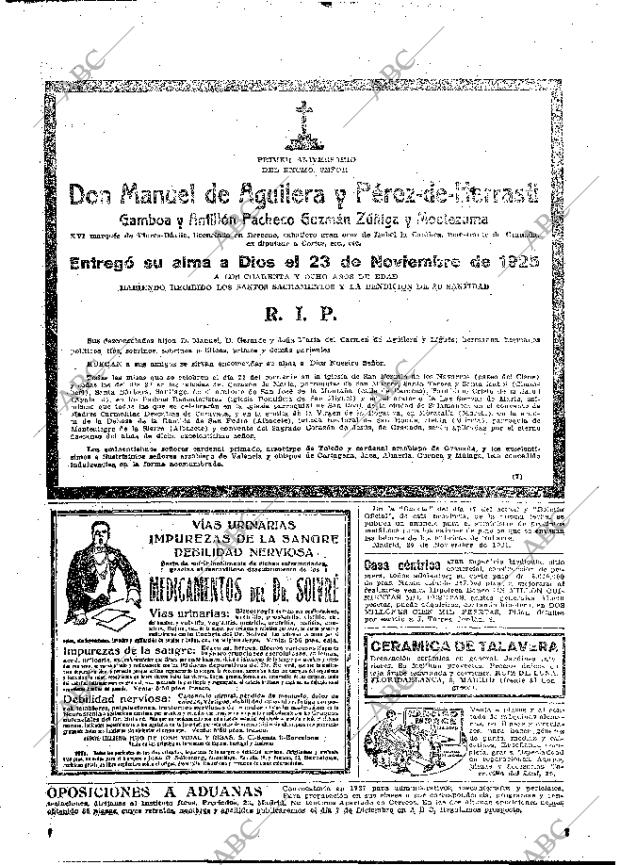 ABC MADRID 21-11-1926 página 42