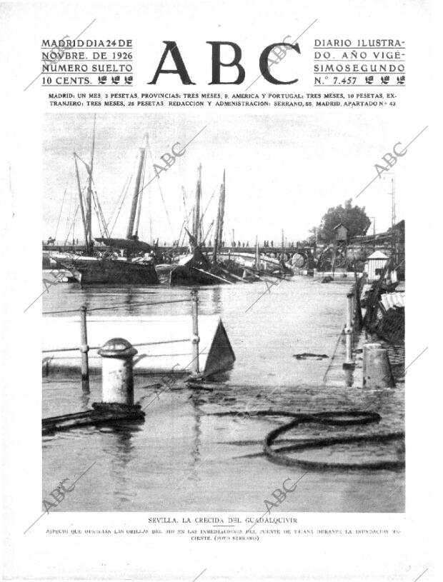 ABC MADRID 24-11-1926 página 1