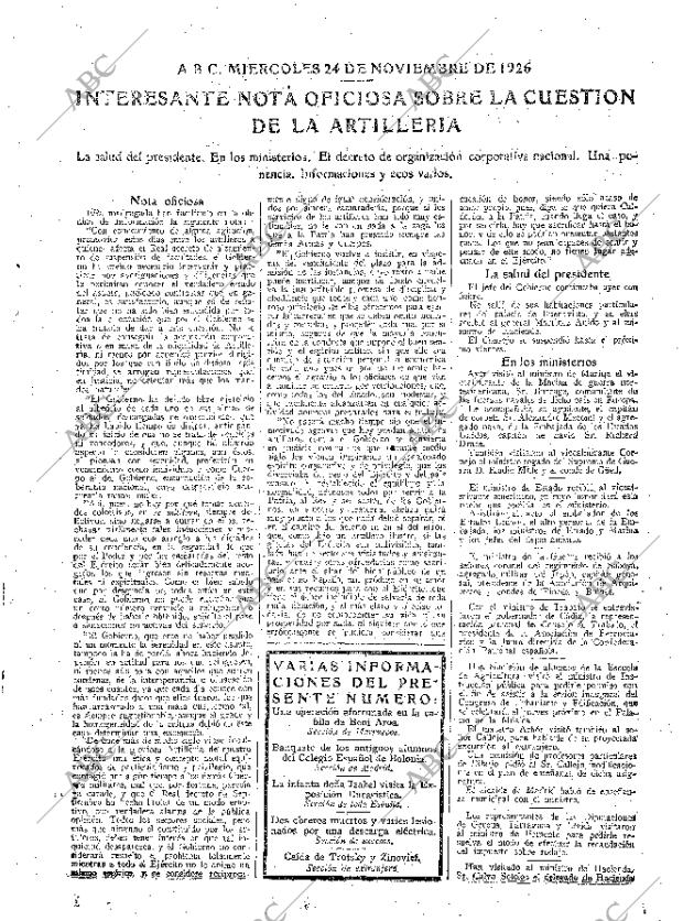 ABC MADRID 24-11-1926 página 15