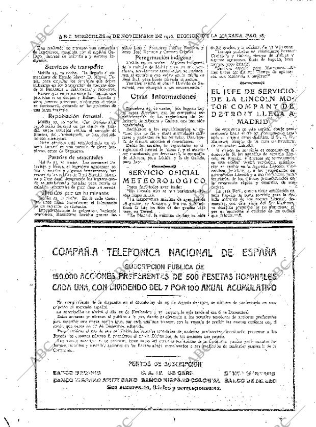 ABC MADRID 24-11-1926 página 18