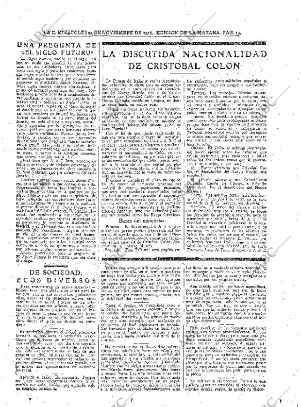 ABC MADRID 24-11-1926 página 19