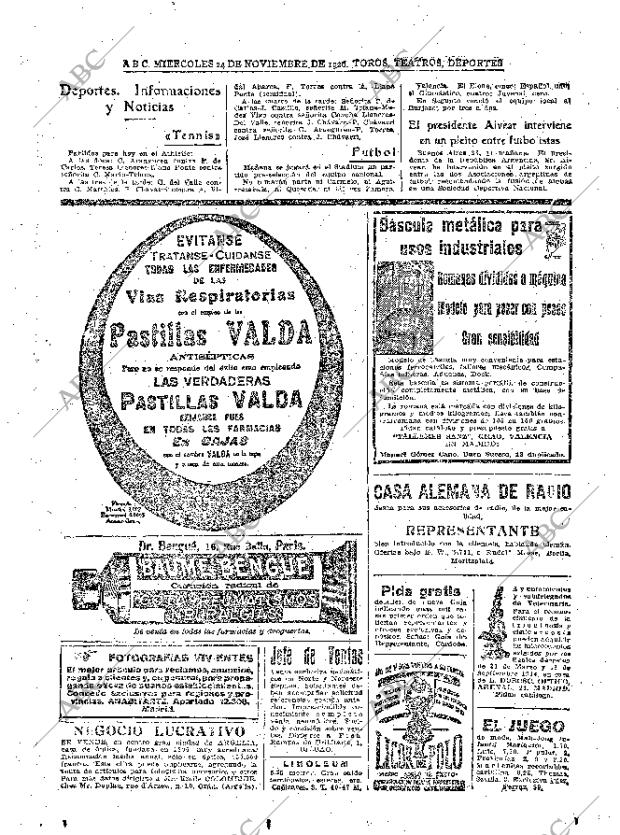 ABC MADRID 24-11-1926 página 33