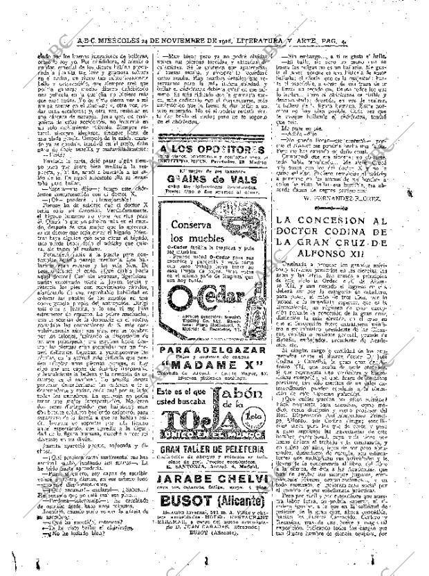 ABC MADRID 24-11-1926 página 4
