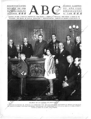 ABC MADRID 25-11-1926 página 1