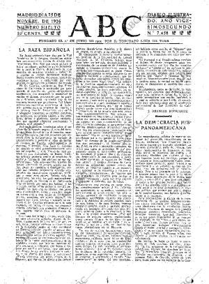 ABC MADRID 25-11-1926 página 3