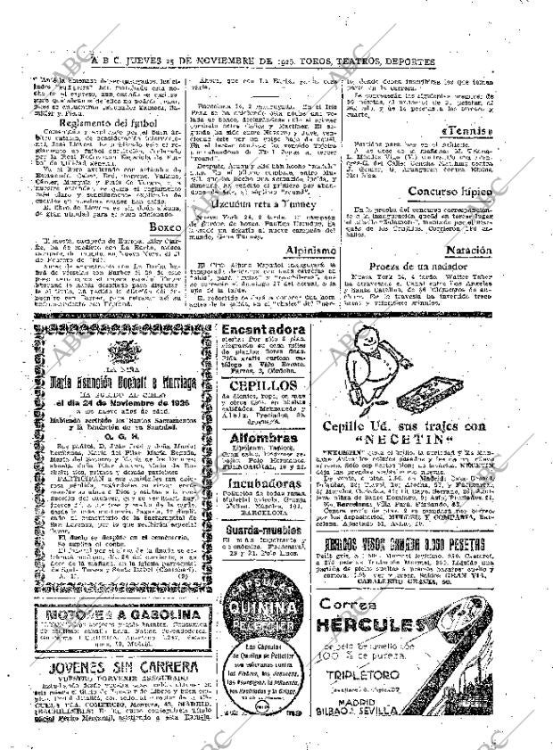 ABC MADRID 25-11-1926 página 34