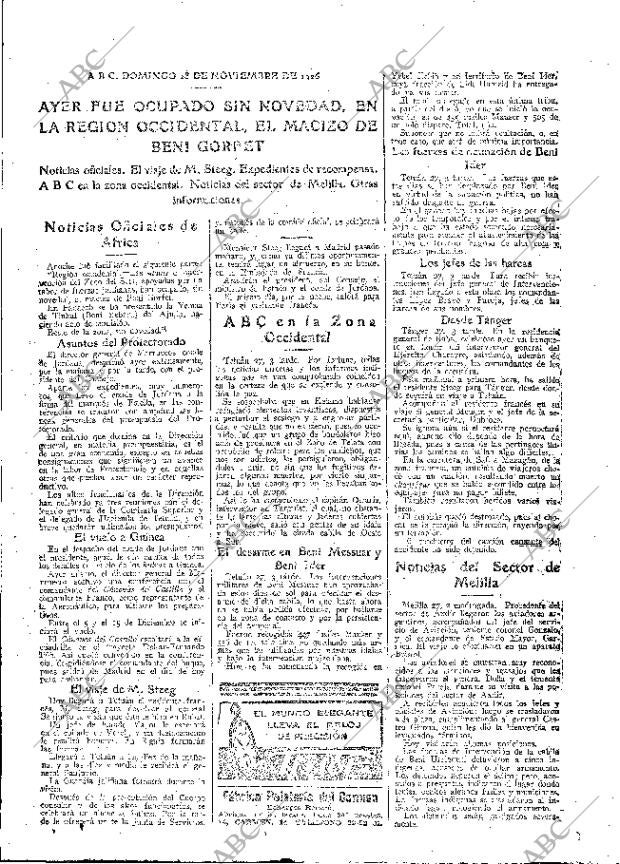 ABC MADRID 28-11-1926 página 17