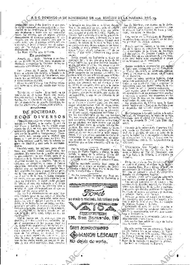 ABC MADRID 28-11-1926 página 23