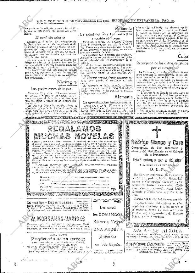 ABC MADRID 28-11-1926 página 32