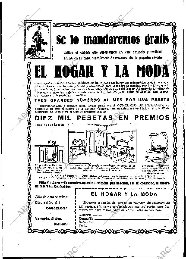 BLANCO Y NEGRO MADRID 28-11-1926 página 9