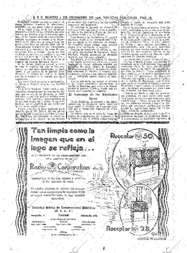 ABC MADRID 07-12-1926 página 16