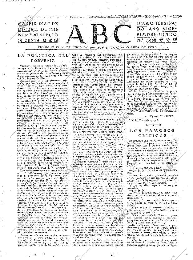 ABC MADRID 07-12-1926 página 3