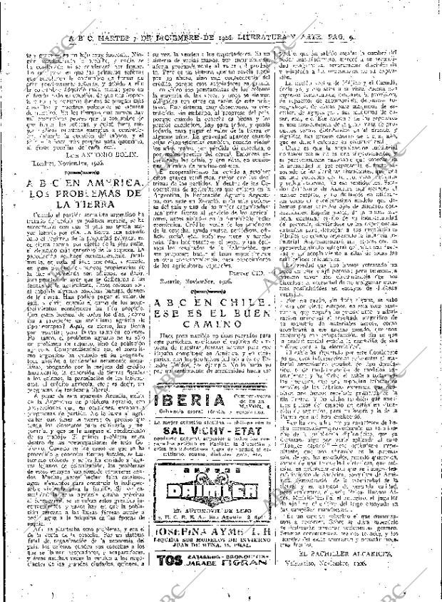 ABC MADRID 07-12-1926 página 9