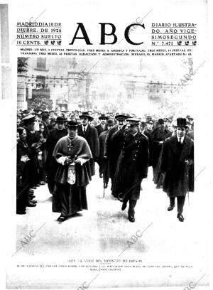 ABC MADRID 10-12-1926 página 1
