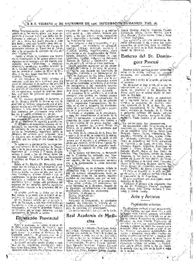ABC MADRID 10-12-1926 página 18