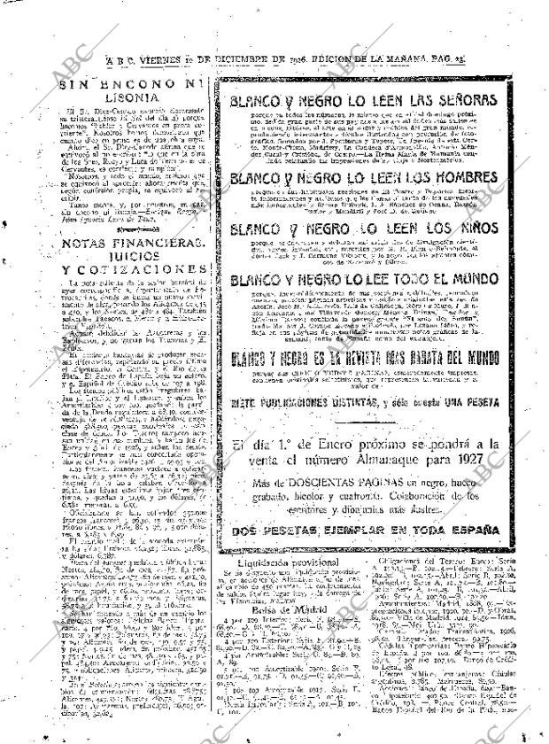 ABC MADRID 10-12-1926 página 23