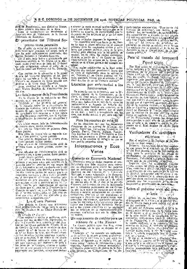 ABC MADRID 12-12-1926 página 16