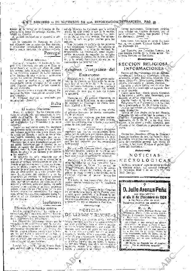ABC MADRID 12-12-1926 página 33