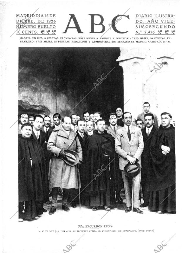 ABC MADRID 16-12-1926 página 1
