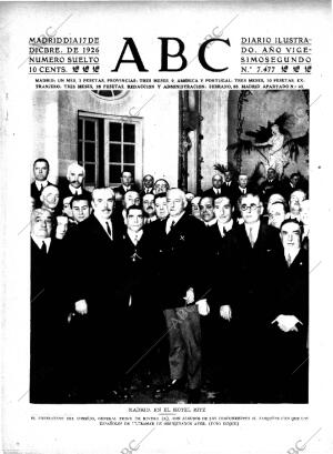 ABC MADRID 17-12-1926 página 1