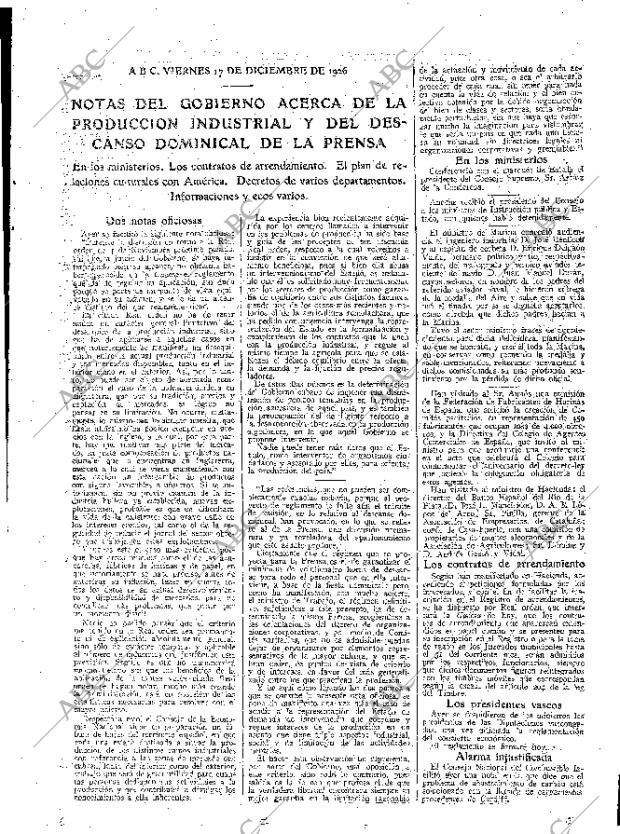 ABC MADRID 17-12-1926 página 15