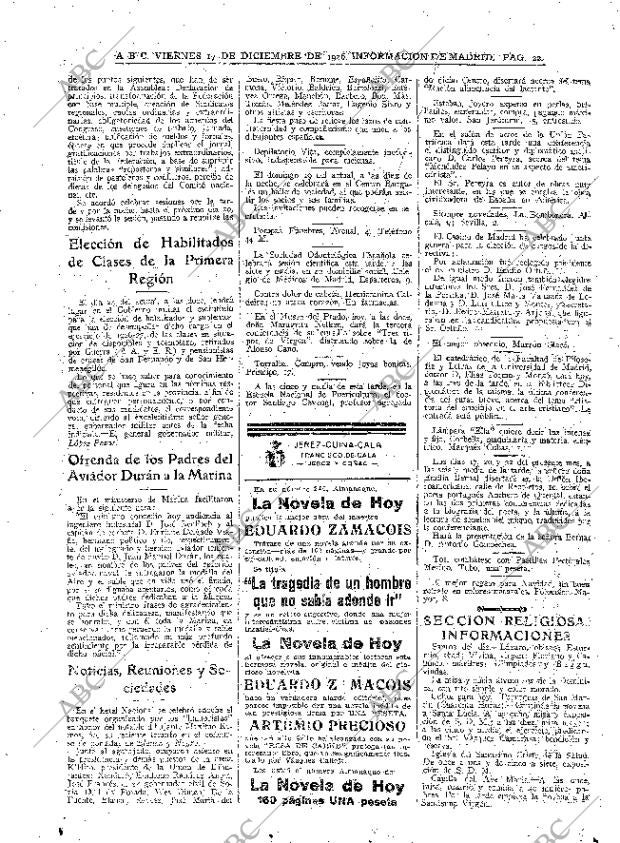 ABC MADRID 17-12-1926 página 22