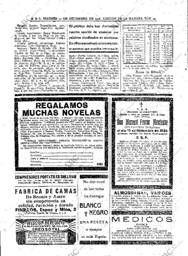 ABC MADRID 17-12-1926 página 32