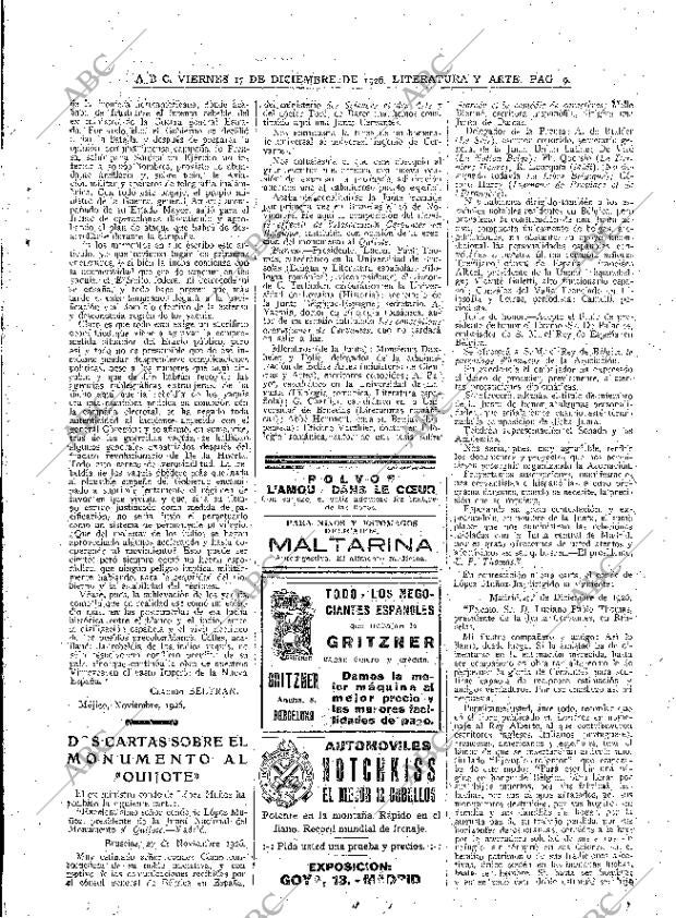 ABC MADRID 17-12-1926 página 9